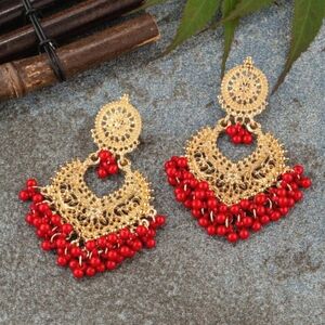 ❤️Beaded Chandelier Earrings NWT